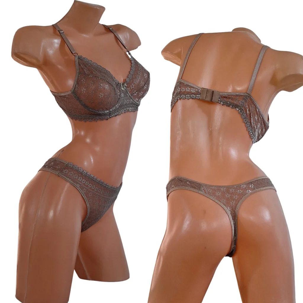 Conjunto Colaless Puntilla "Paula" con Aro (art 5102) Talle 85 al 110