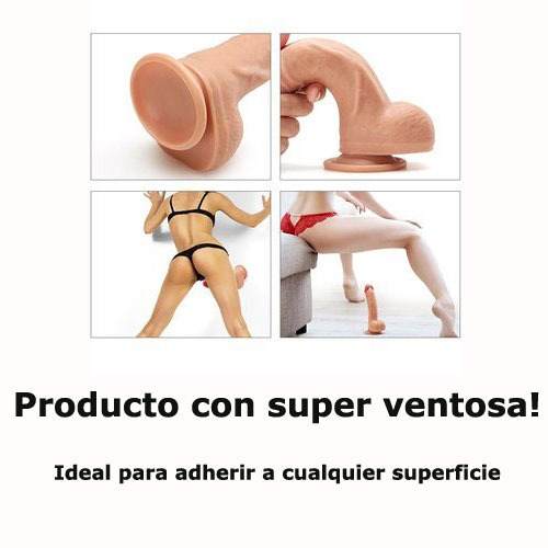 Arnes De Cuero + Pene Macizo + Plug Anal Black - Imagen 3