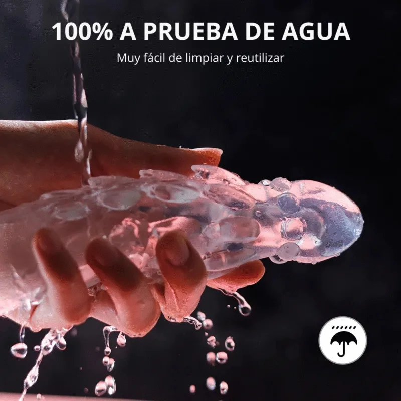 Funda peneana con Vibrador, escamas y agarre de testiculos - Imagen 5