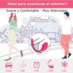 Vibrador Huevo Bala Inalámbrico Remoto Control Celular App - Bluethoot: imagen 7