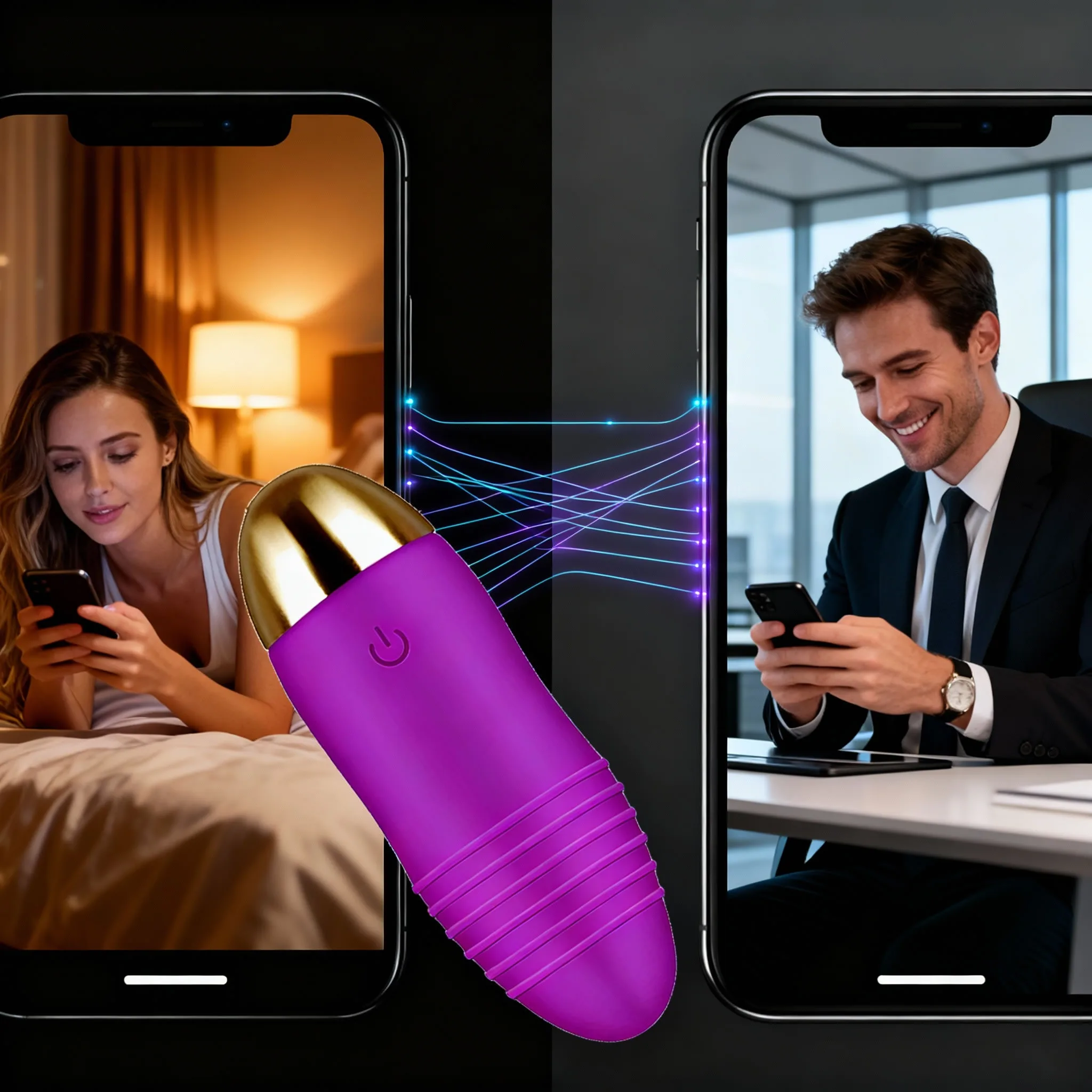 Huevo Vibrador Control A Distancia con Celular - Bluethoot