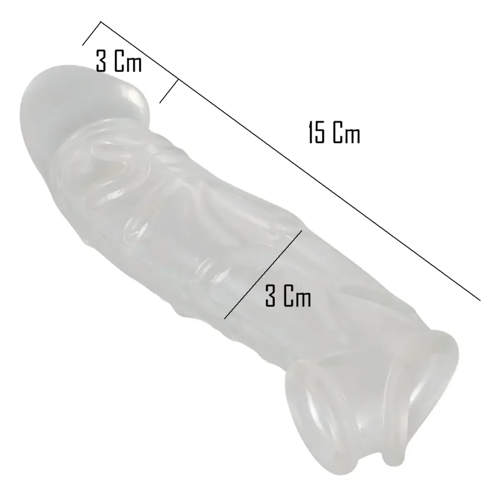 Funda Con Agarre Testículos Cristal - TPE501