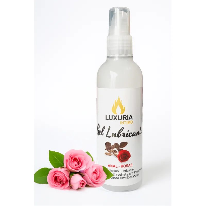 Gel Lubricante Luxuria Anal Rosas - 130cc
