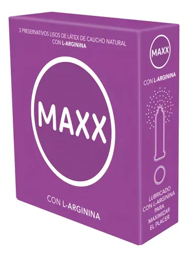 Maxx con L-arginina – Caja x3 – Preservativos