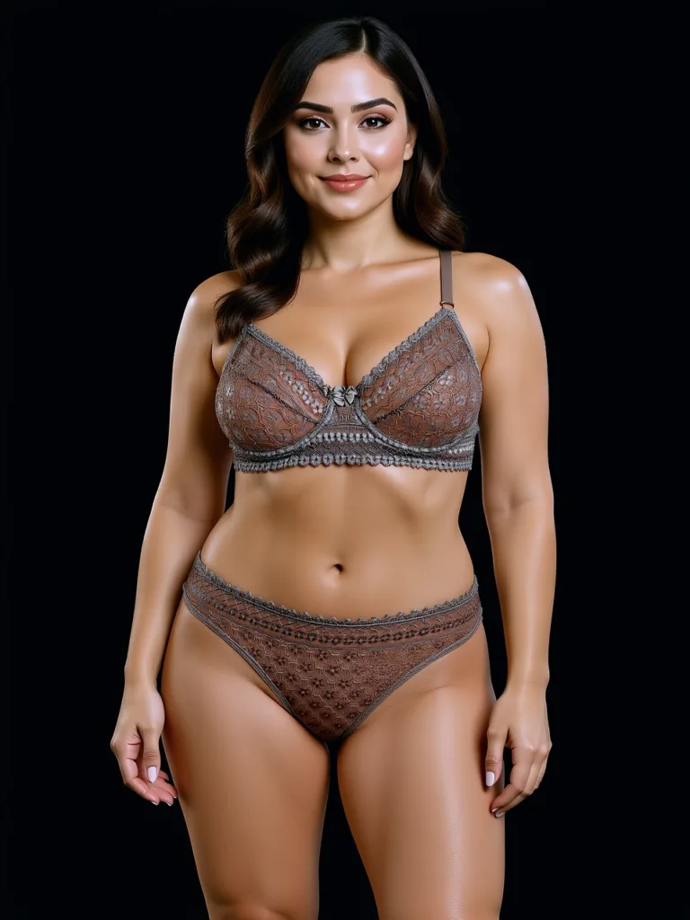 Conjunto Colaless Puntilla "Paula" con Aro (art 5102) Talle 85 al 110
